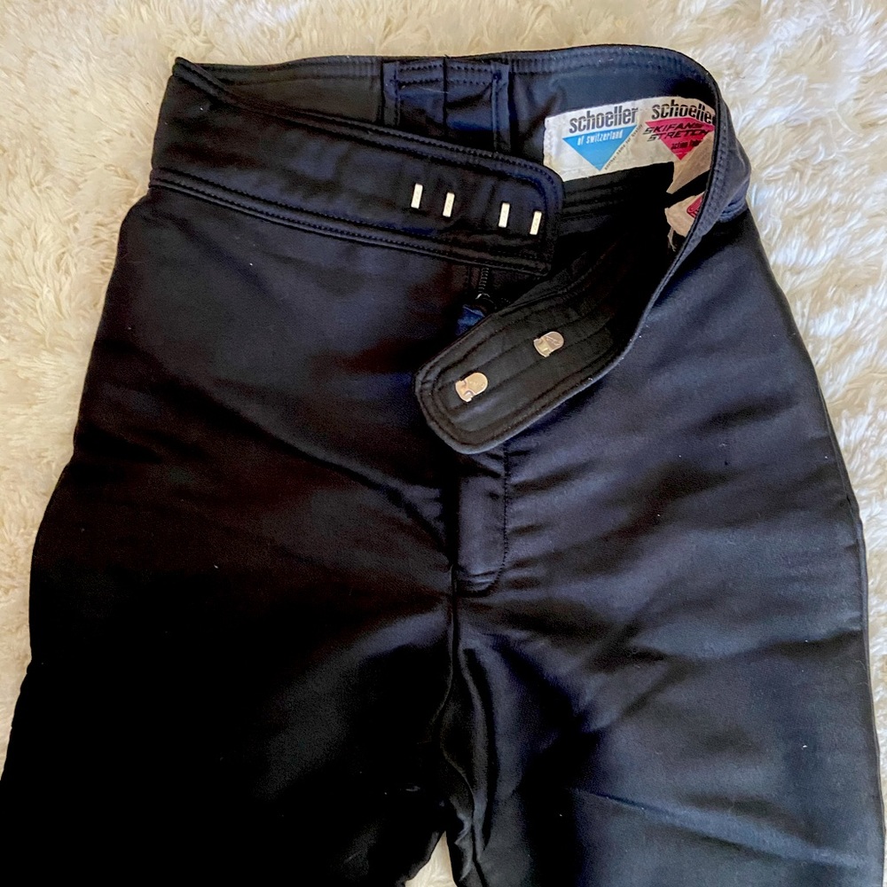 Vintage Black Schoeller Ski Pants